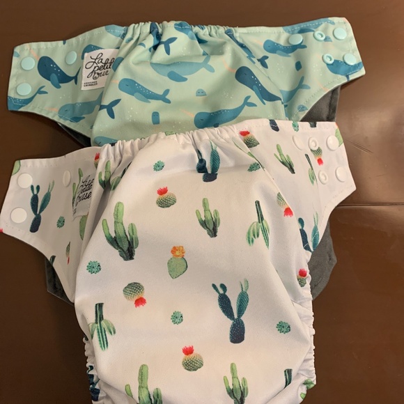 Bundle of Two All in One Diapers - La Petite Ourse - Picture 1 of 11